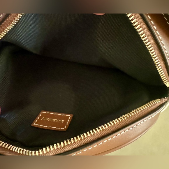 Burberry Louise Logo Canvas Crossbody Bag - Picture 5 of 7